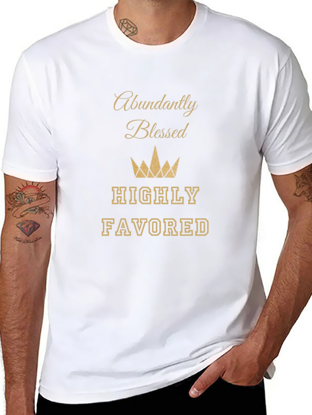 Abundantly Blessed T-Shirt - Highly Favored Tee product image 7