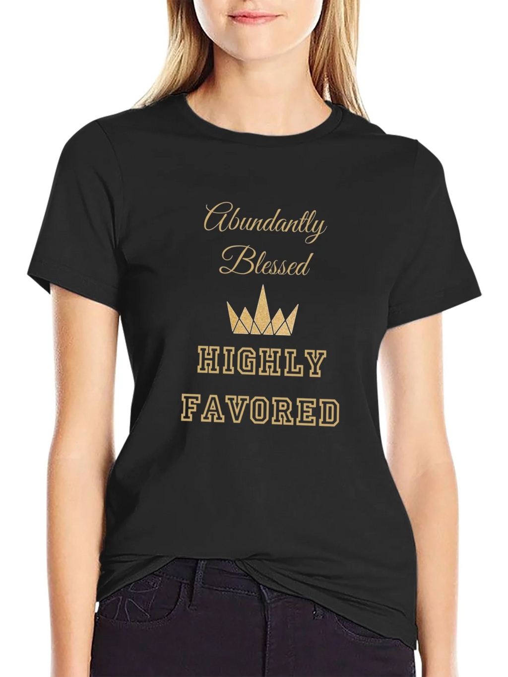 Abundantly Blessed T-Shirt - Highly Favored Tee product image 2