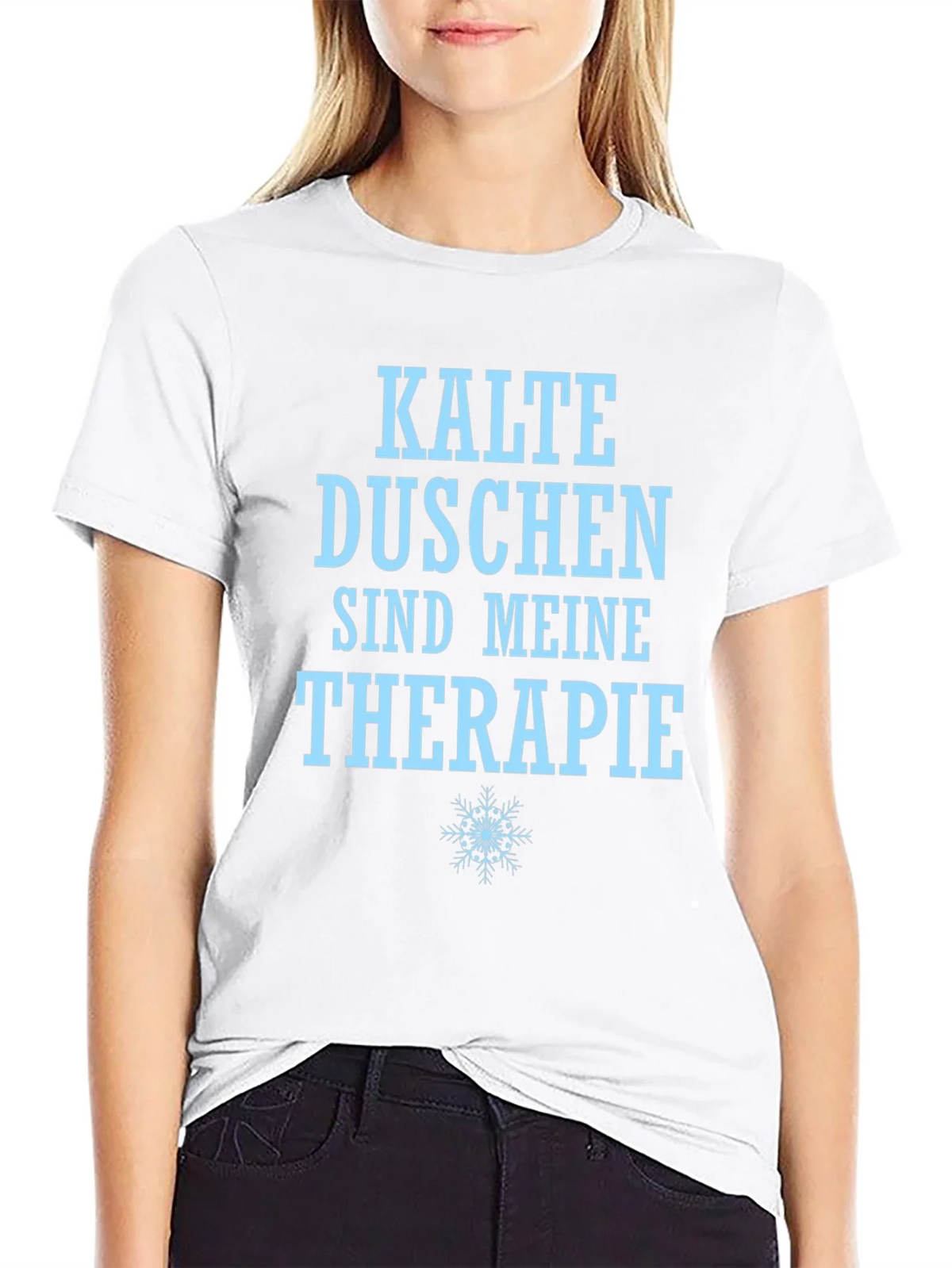 Funny Cold Shower Therapy T-Shirt product image 8