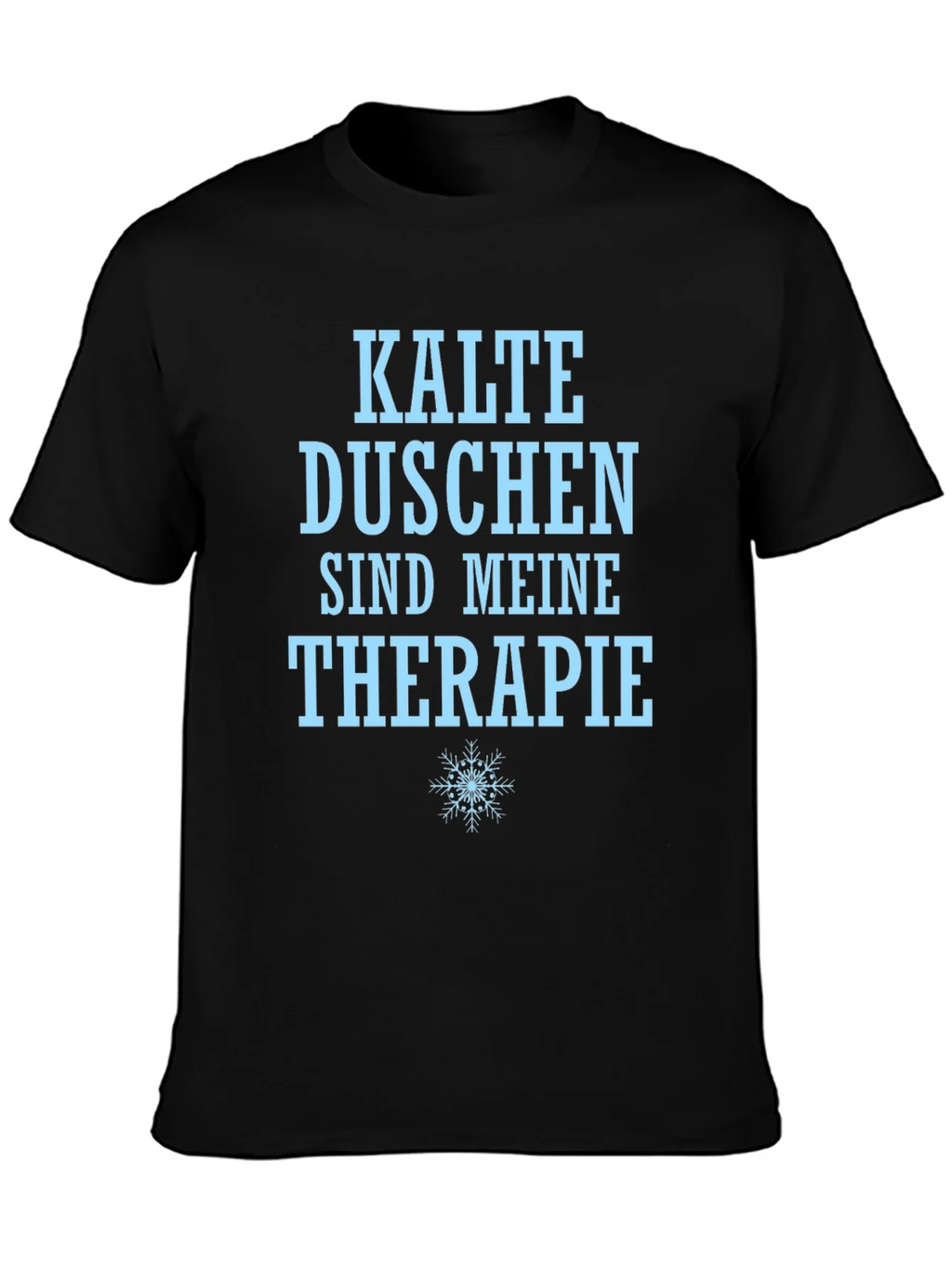 Funny Cold Shower Therapy T-Shirt product image 3