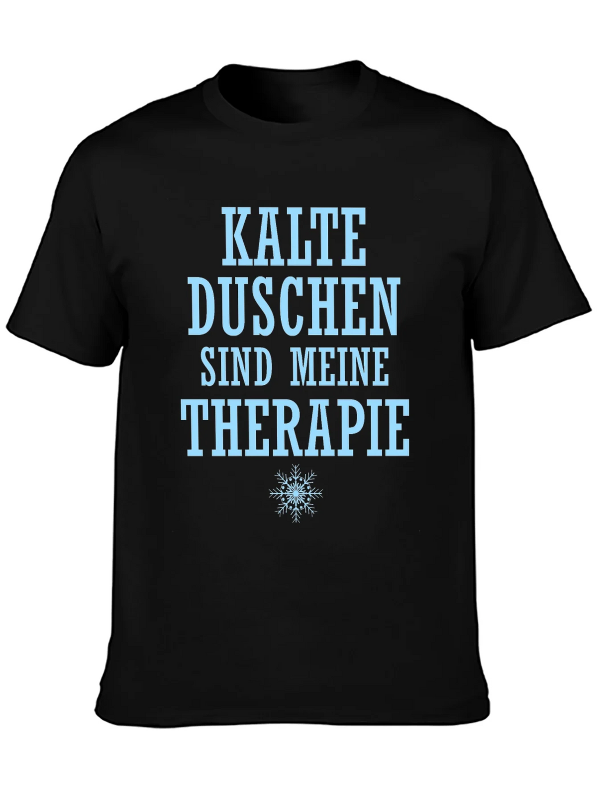 Funny Cold Shower Therapy T-Shirt product image 3
