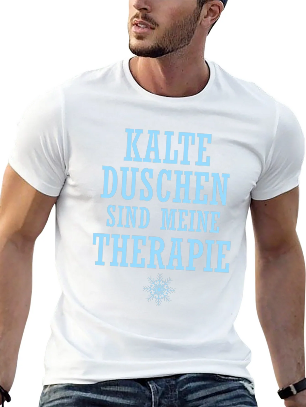 Funny Cold Shower Therapy T-Shirt product image 12