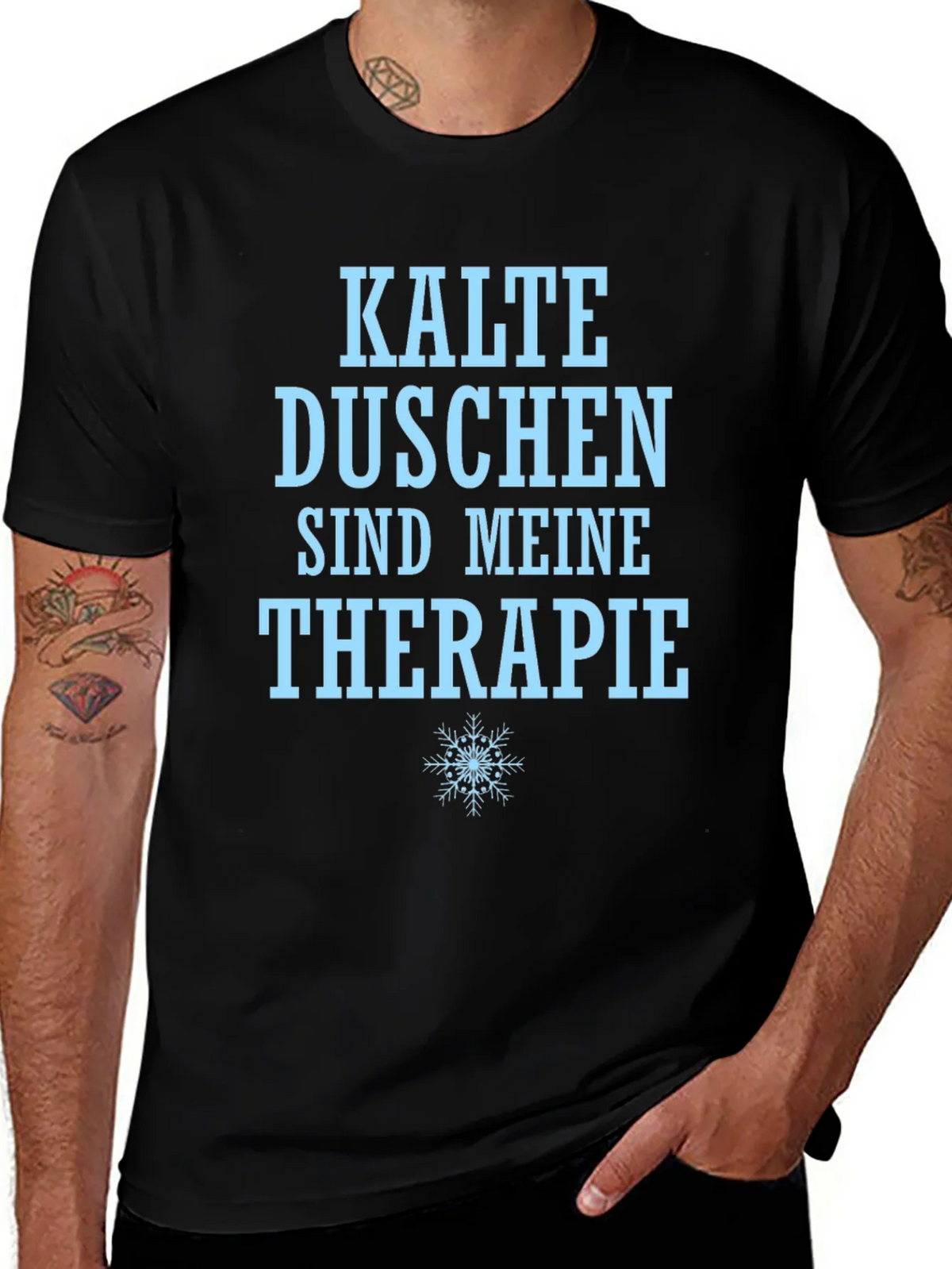 Funny Cold Shower Therapy T-Shirt product image 1
