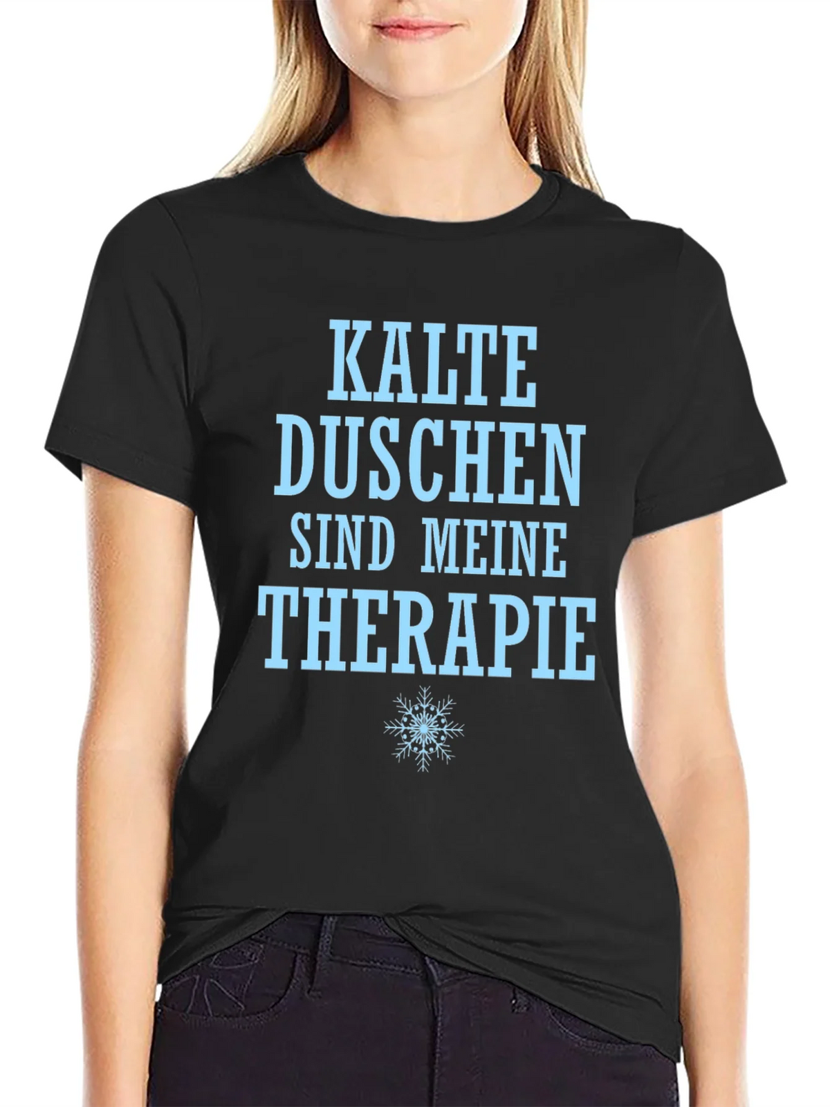 Funny Cold Shower Therapy T-Shirt product image 2