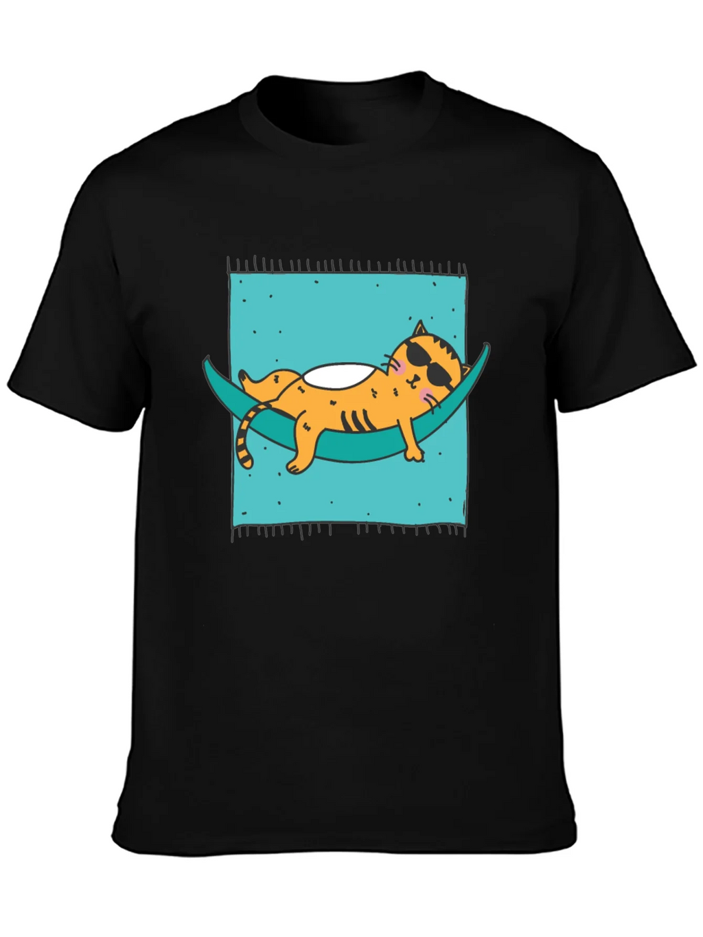 Relaxed Cat Hammock T-Shirt - Cool & Comfortable product image 3
