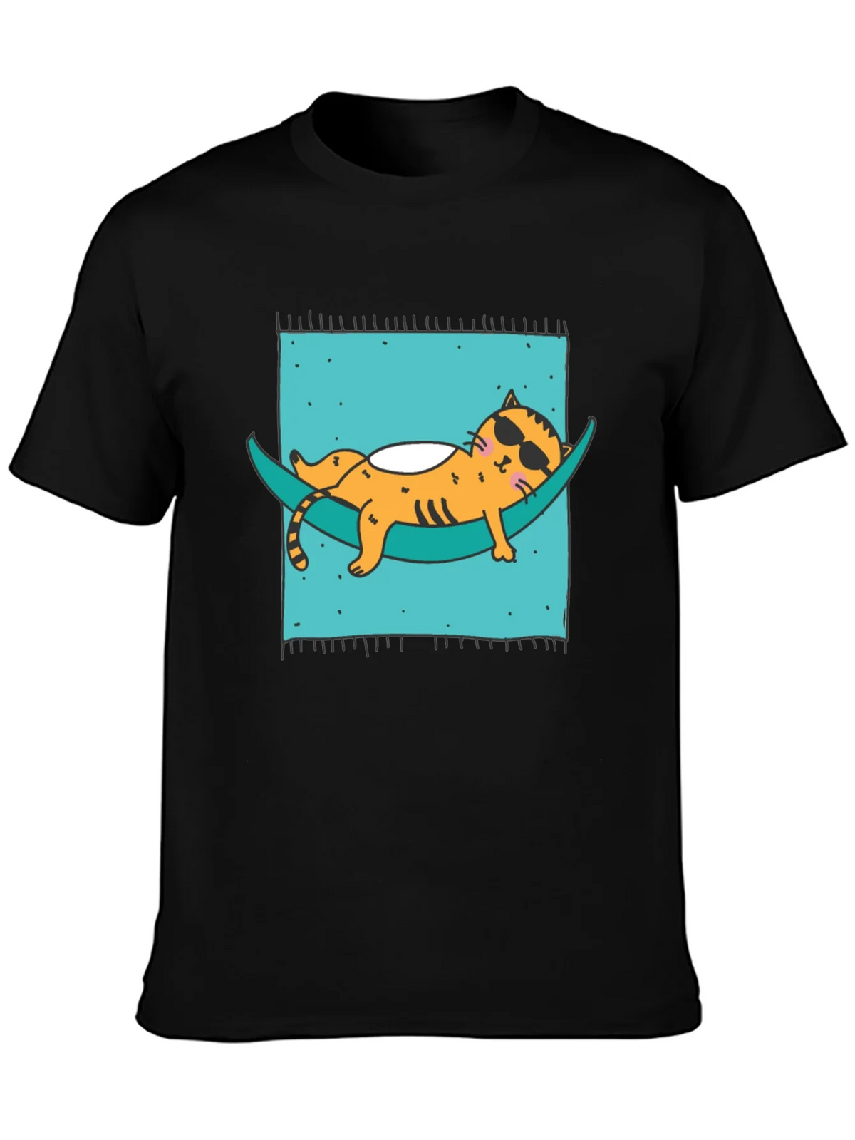 Relaxed Cat Hammock T-Shirt - Cool & Comfortable product image 3