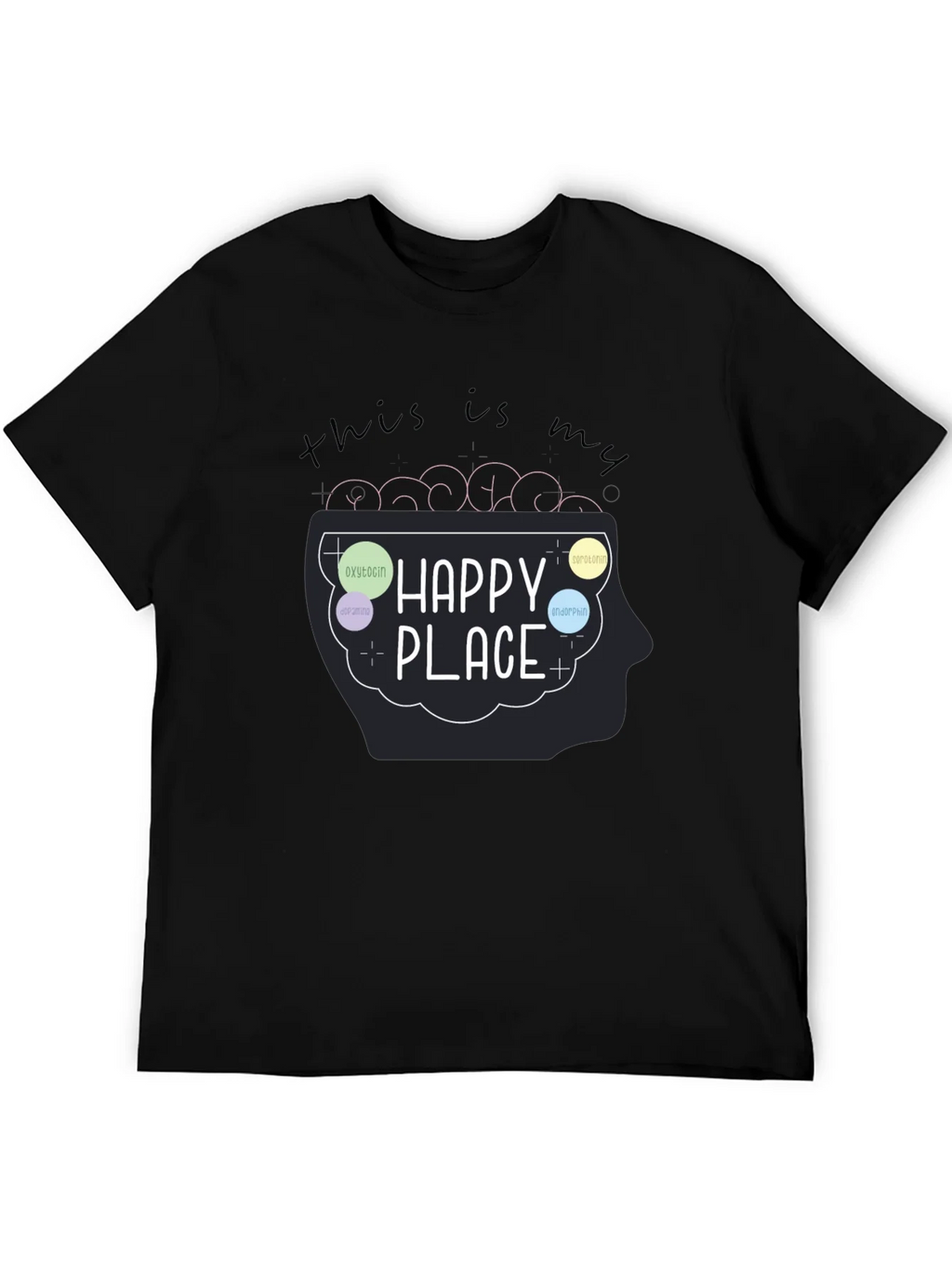 My Happy Place Brain T-Shirt product image 5