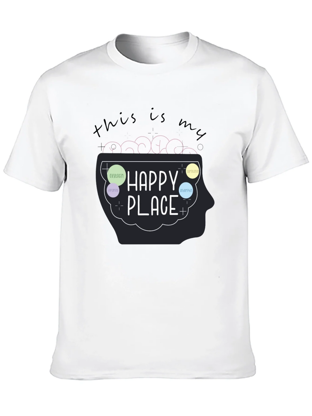 My Happy Place Brain T-Shirt product image 9