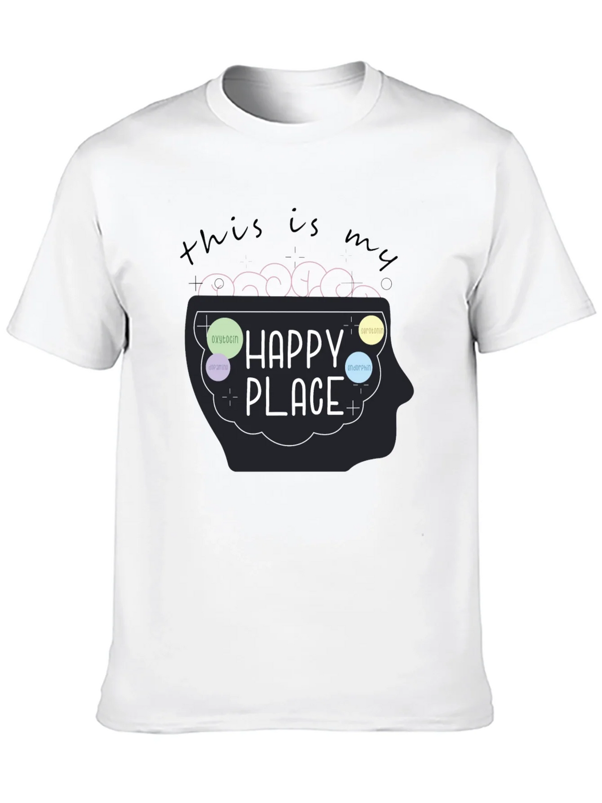 My Happy Place Brain T-Shirt product image 9