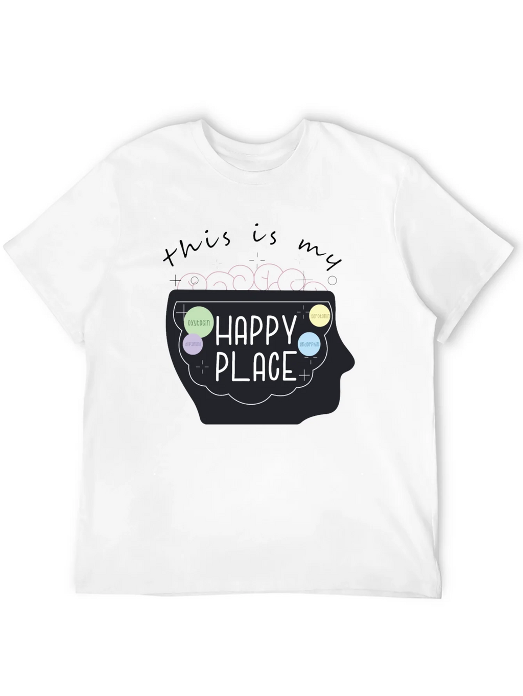 My Happy Place Brain T-Shirt product image 11