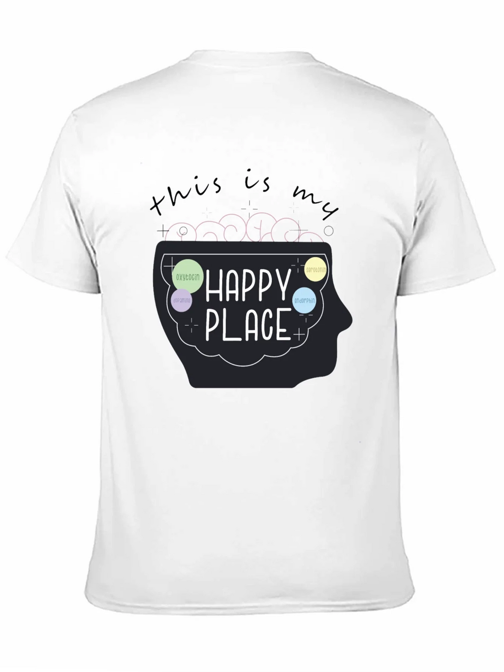 My Happy Place Brain T-Shirt product image 10