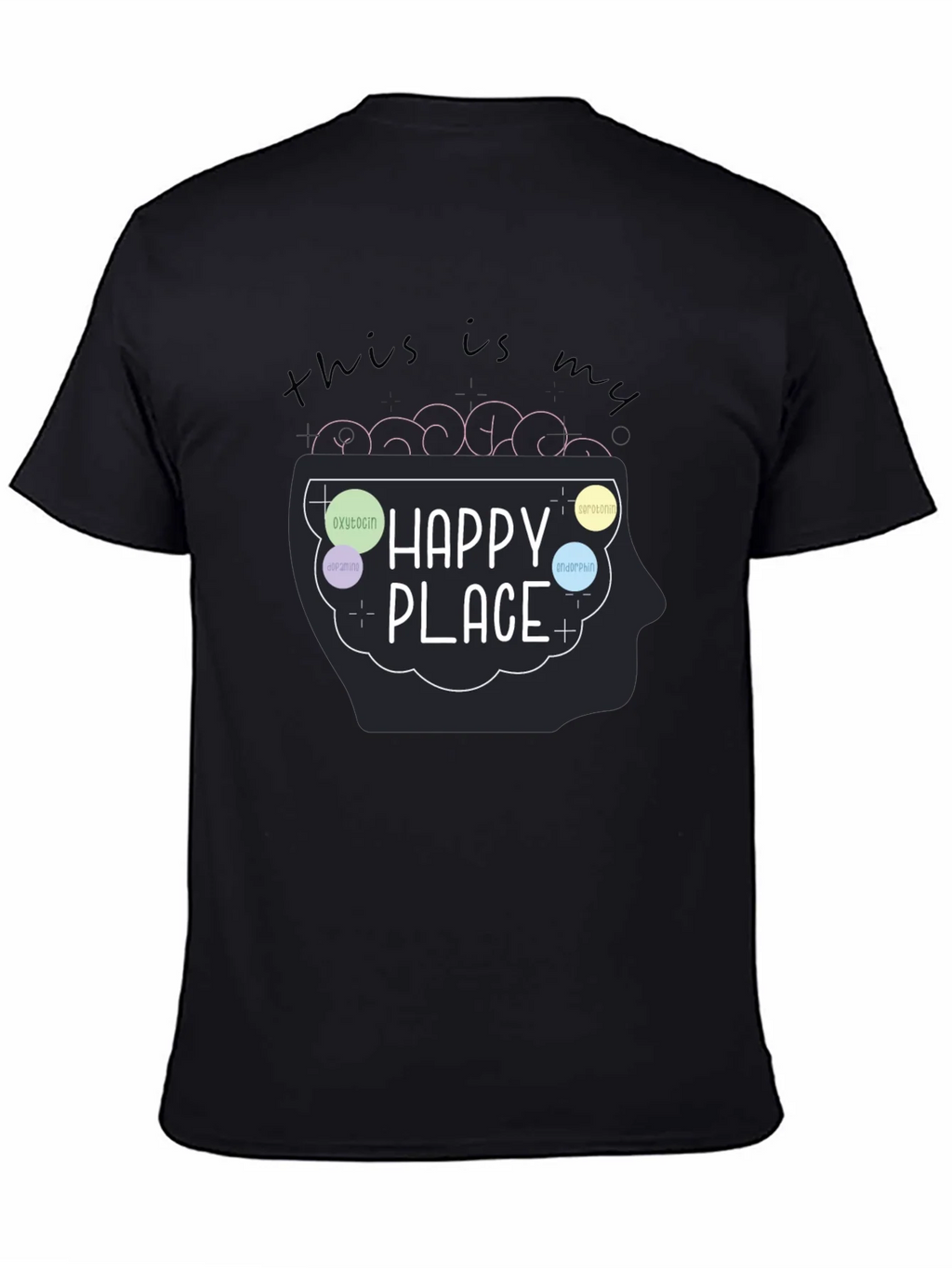 My Happy Place Brain T-Shirt product image 4