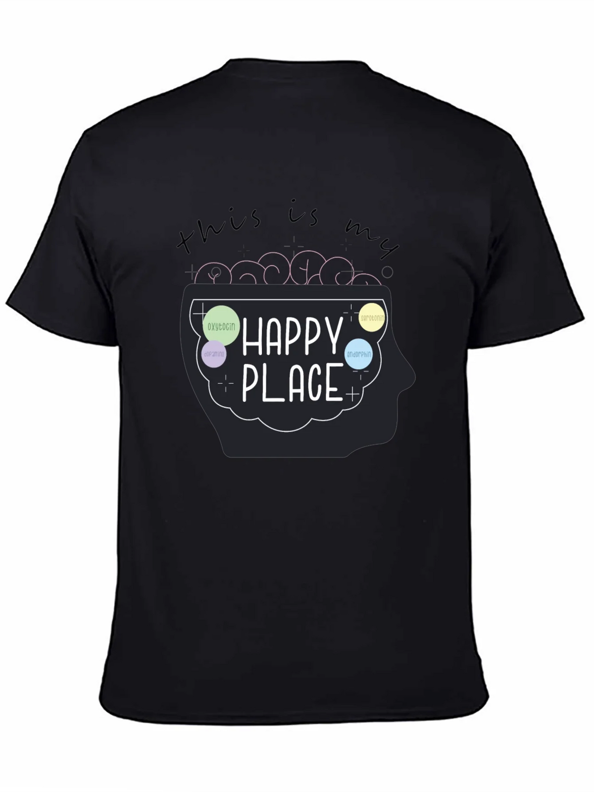 My Happy Place Brain T-Shirt product image 4