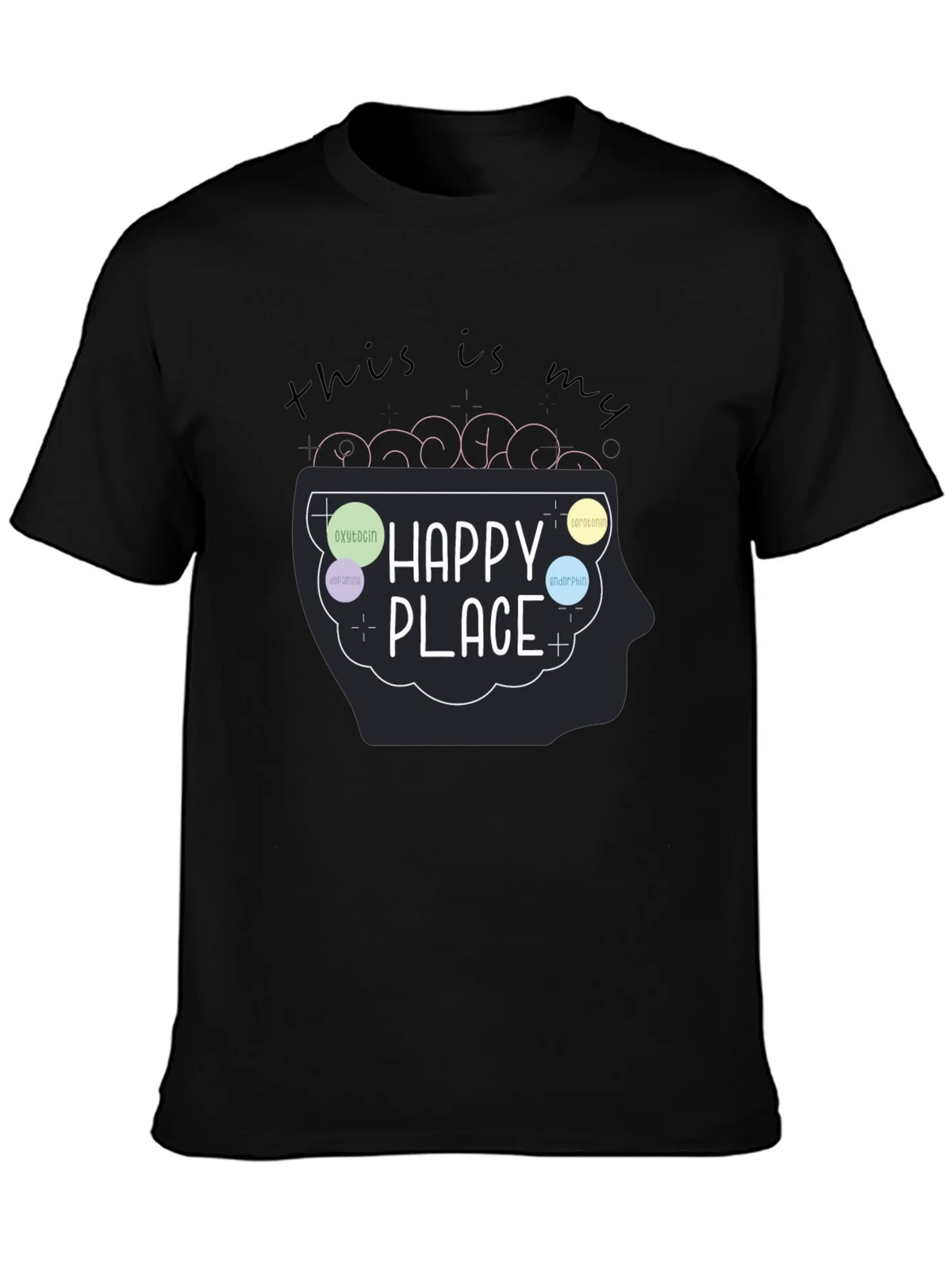 My Happy Place Brain T-Shirt product image 3