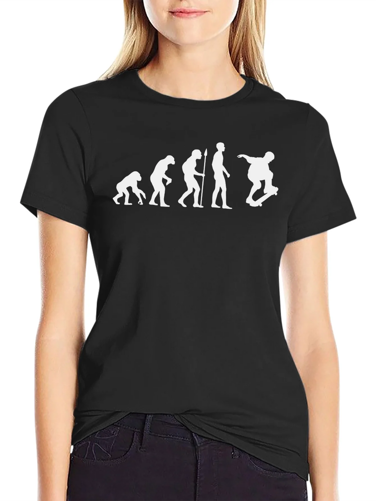 Evolution of Skateboarding T-Shirt - Black product image 2