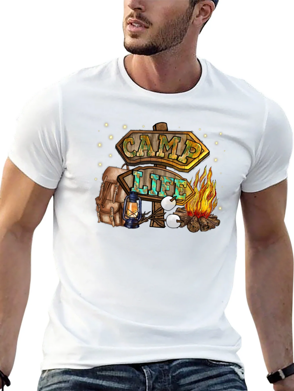 Camp Life T-Shirt - Outdoor Adventure Tee
