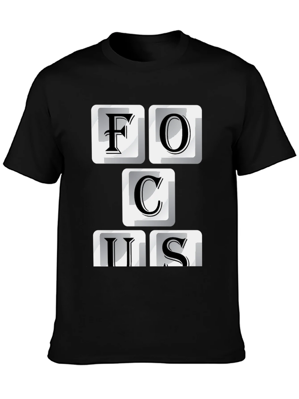 Focus T-Shirt - Funny Keyboard Letter Design product image 2
