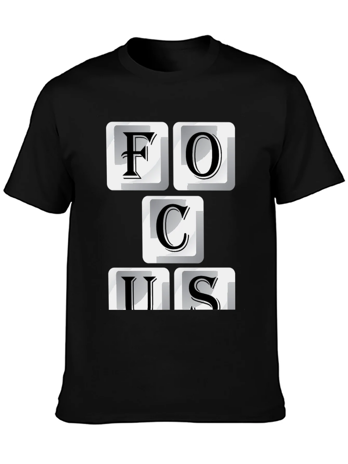 Focus T-Shirt - Funny Keyboard Letter Design product image 2