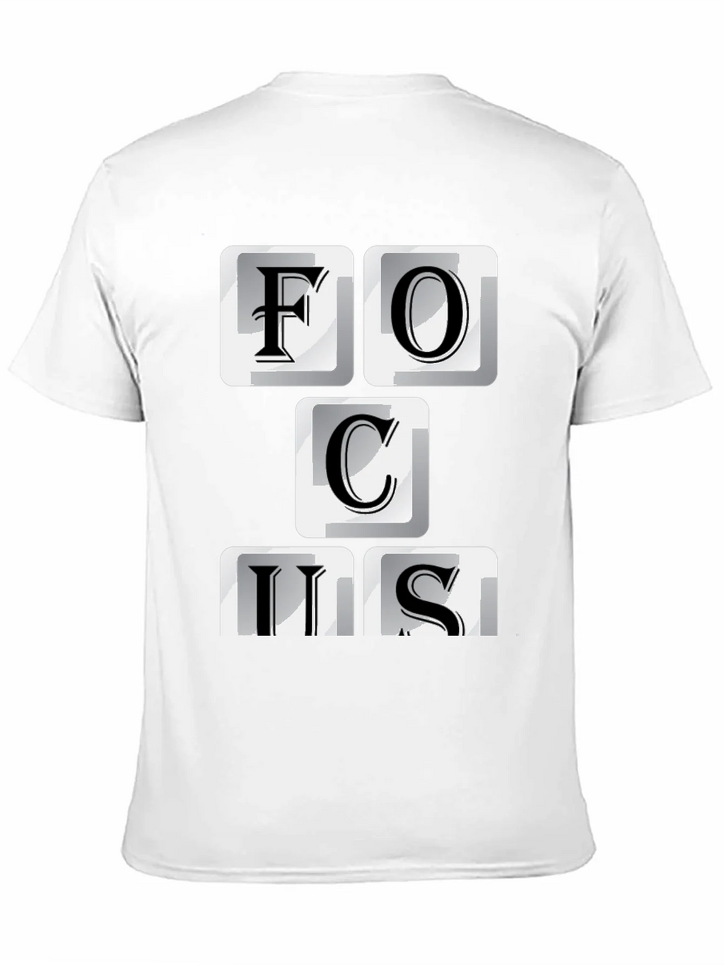 Focus T-Shirt - Funny Keyboard Letter Design product image 7