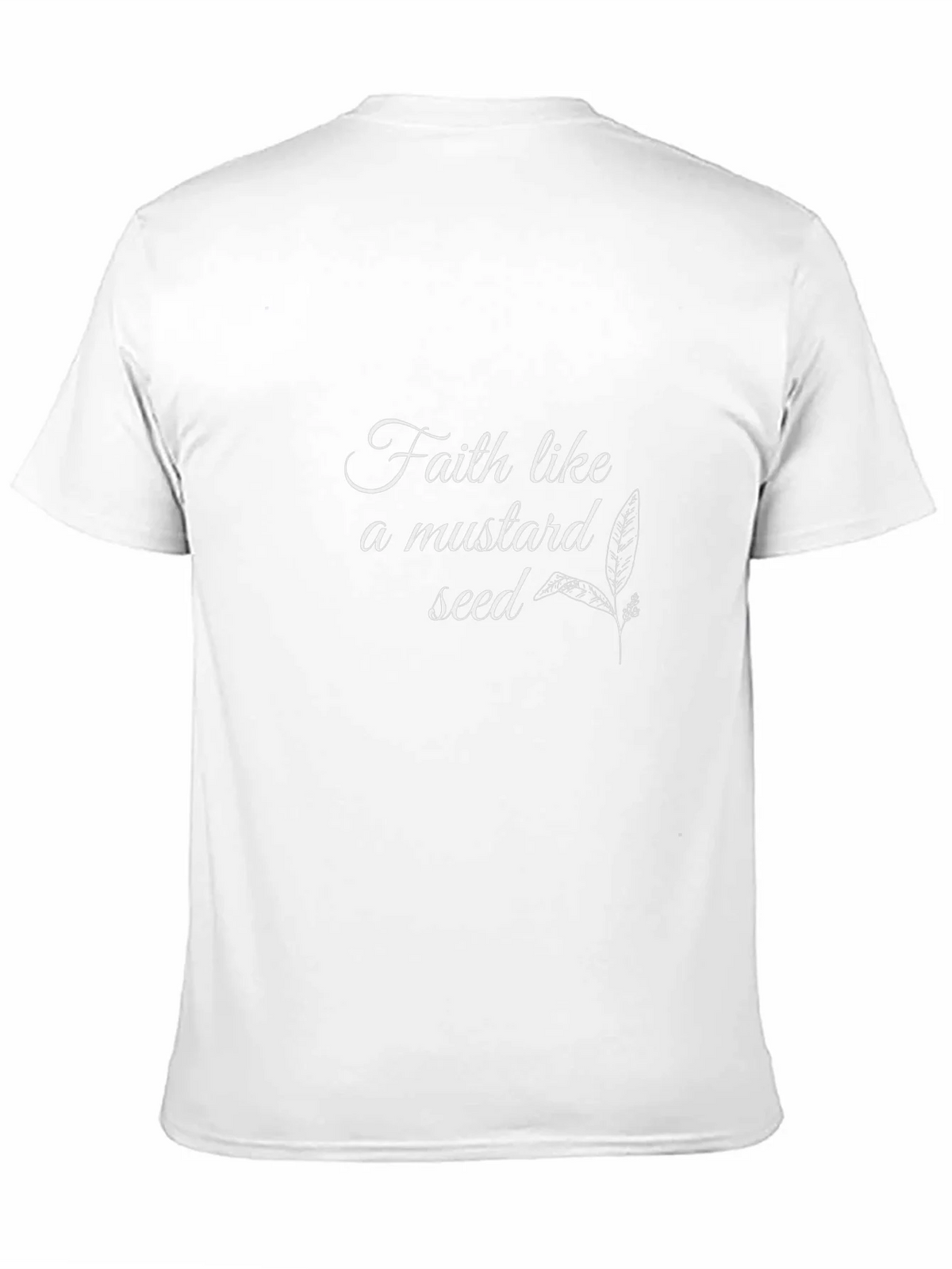 Faith Like a Mustard Seed Black T-Shirt product image 3