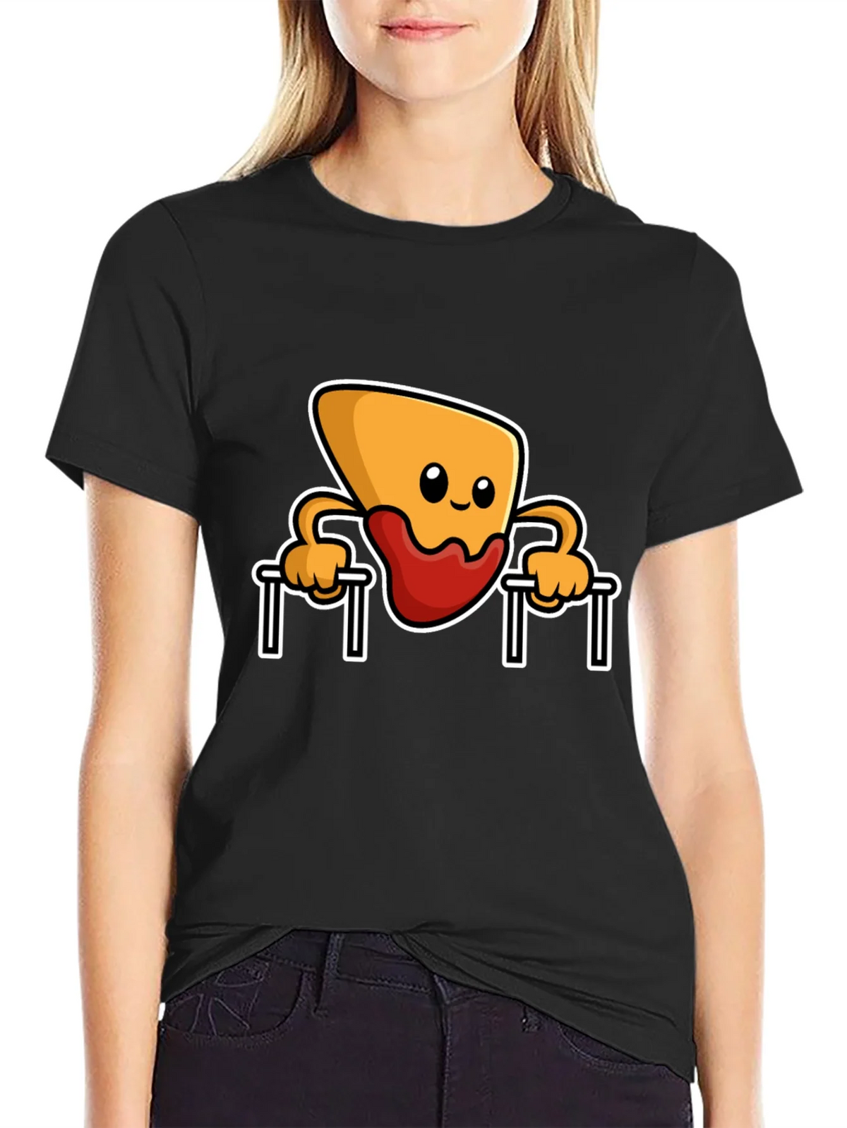 Funny Nacho Dip Pull-up T-Shirt product image 2