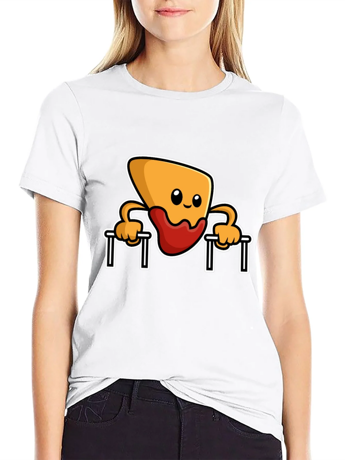 Funny Nacho Dip Pull-up T-Shirt product image 8