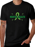 Mental Health Awareness T-Shirt: His Fight Is My product image 1