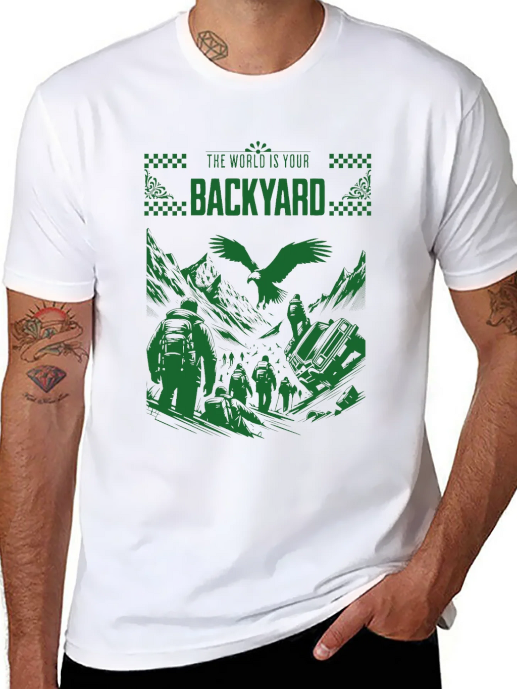 The World Is Your Backyard Graphic Tee product image 2