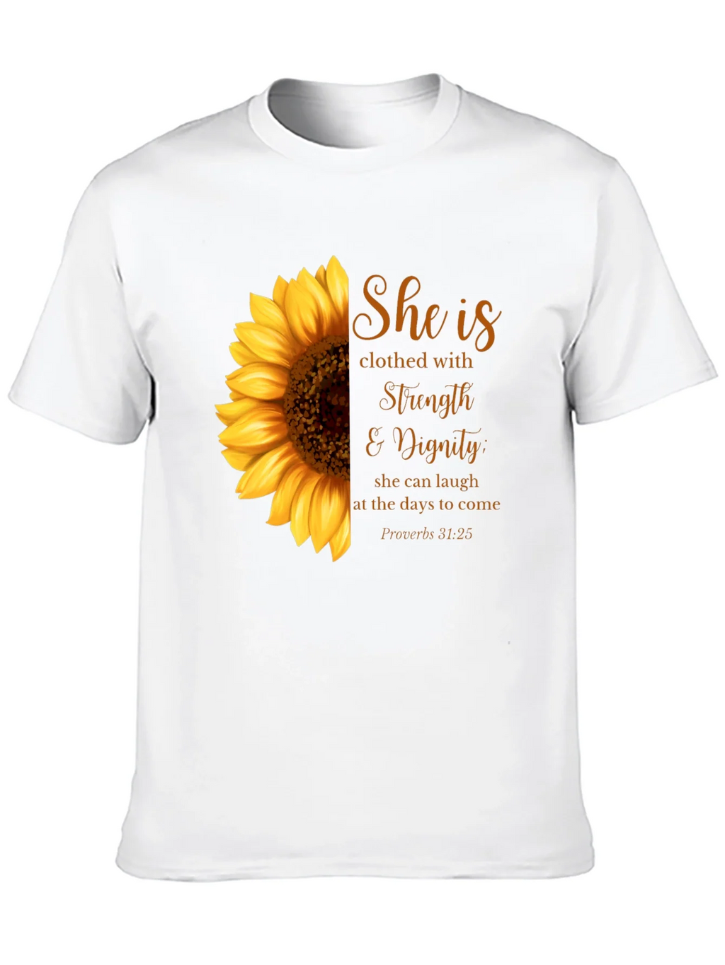 Sunflower Strength & Dignity Graphic T-Shirt product image 9