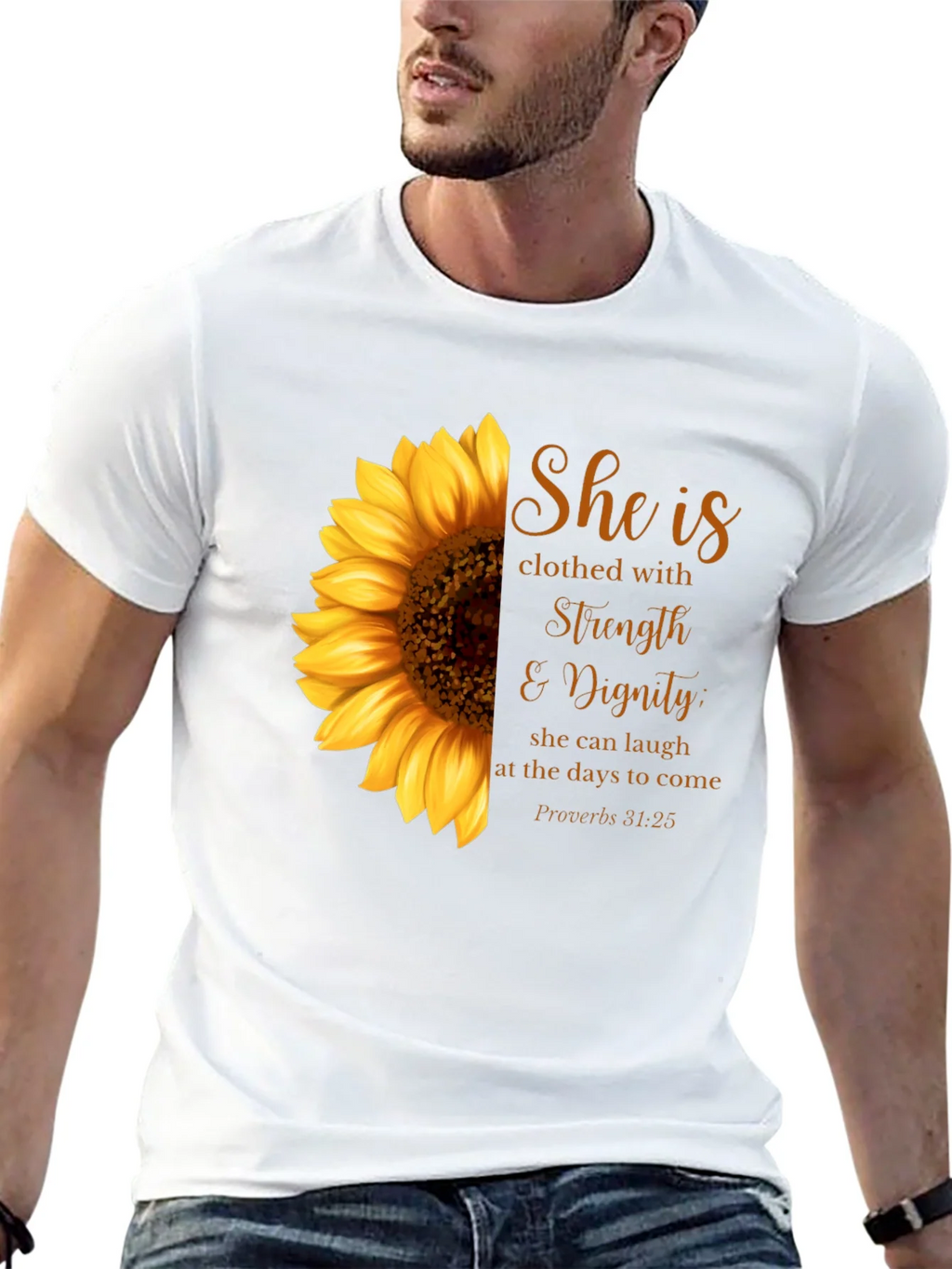 Sunflower Strength & Dignity Graphic T-Shirt product image 12