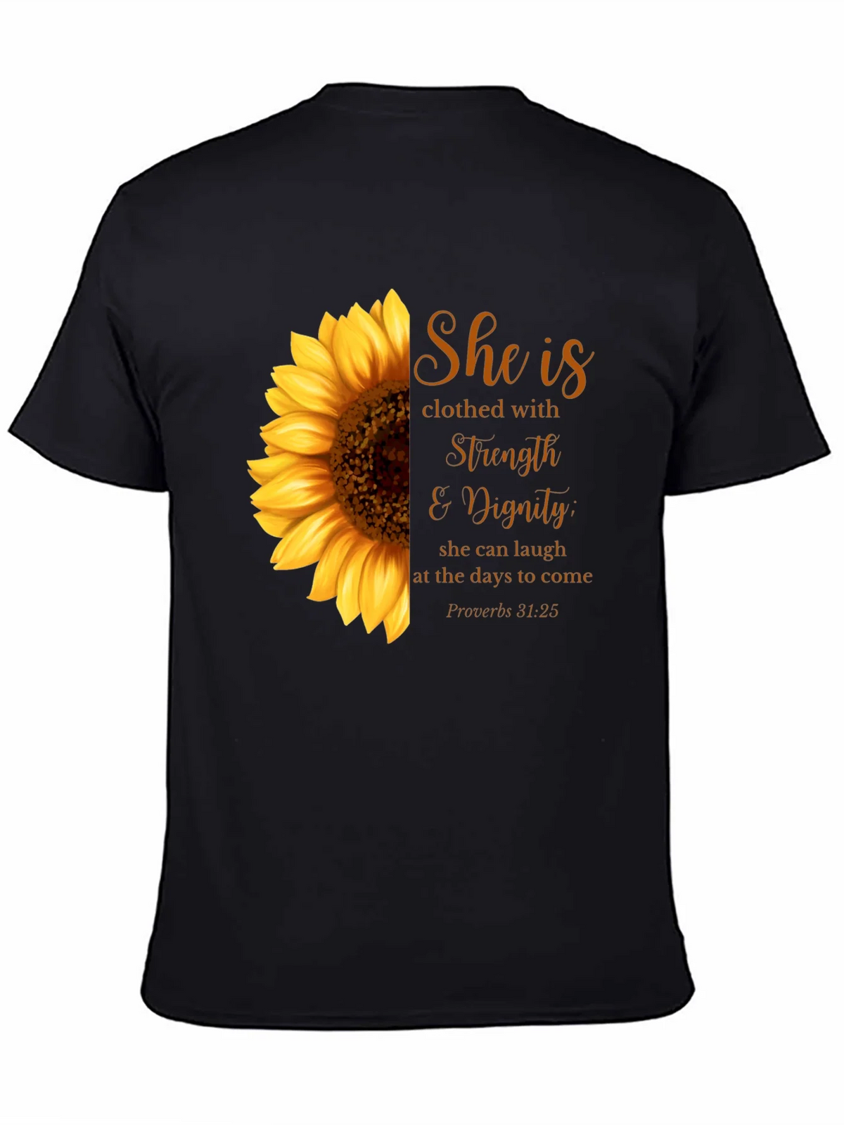 Sunflower Strength & Dignity Graphic T-Shirt product image 4
