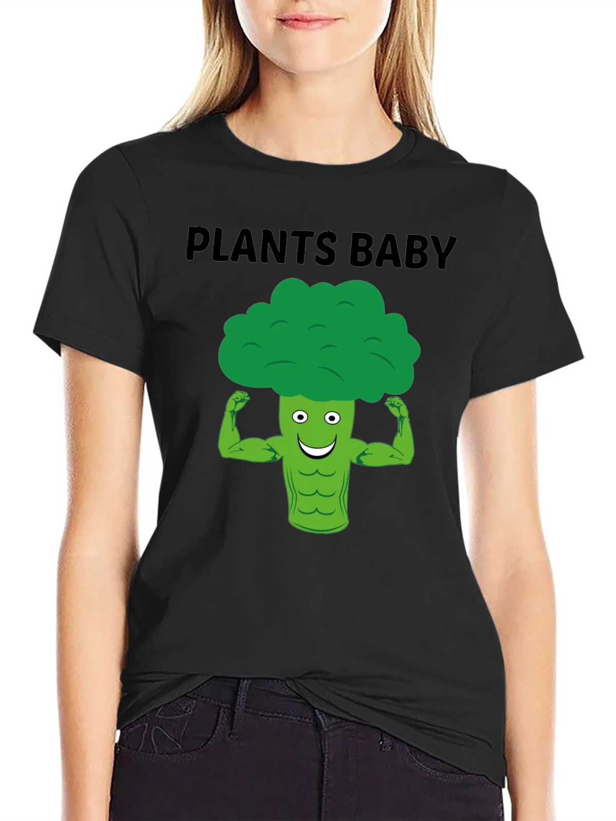 Plants Baby Broccoli Muscle T-Shirt product image 2