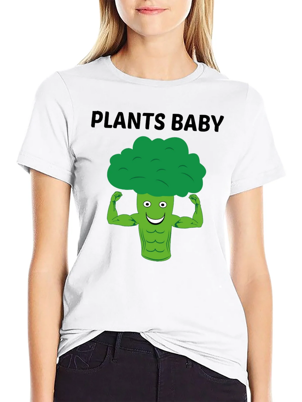 Plants Baby Broccoli Muscle T-Shirt product image 8