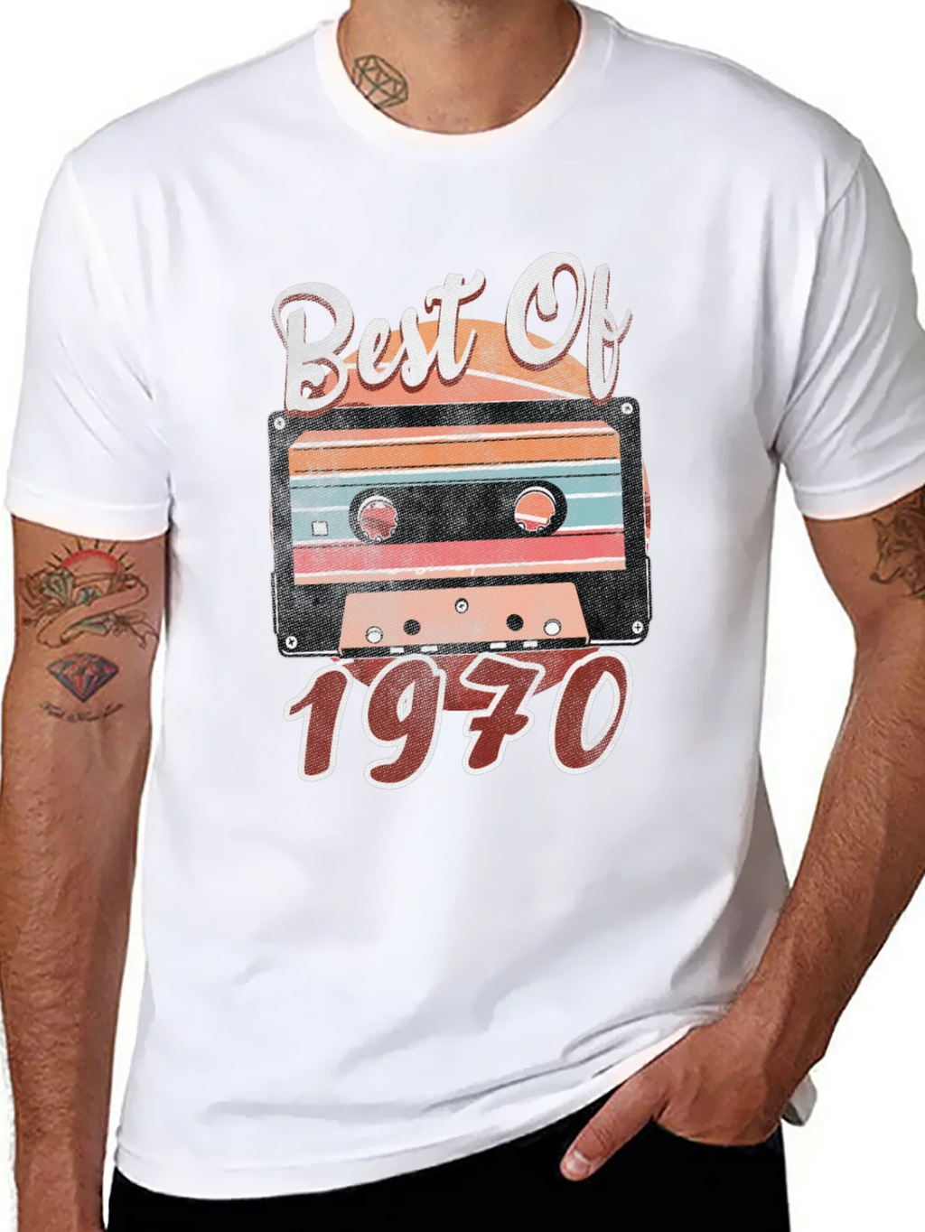 Best of 1970 Cassette Tape T-Shirt product image 6