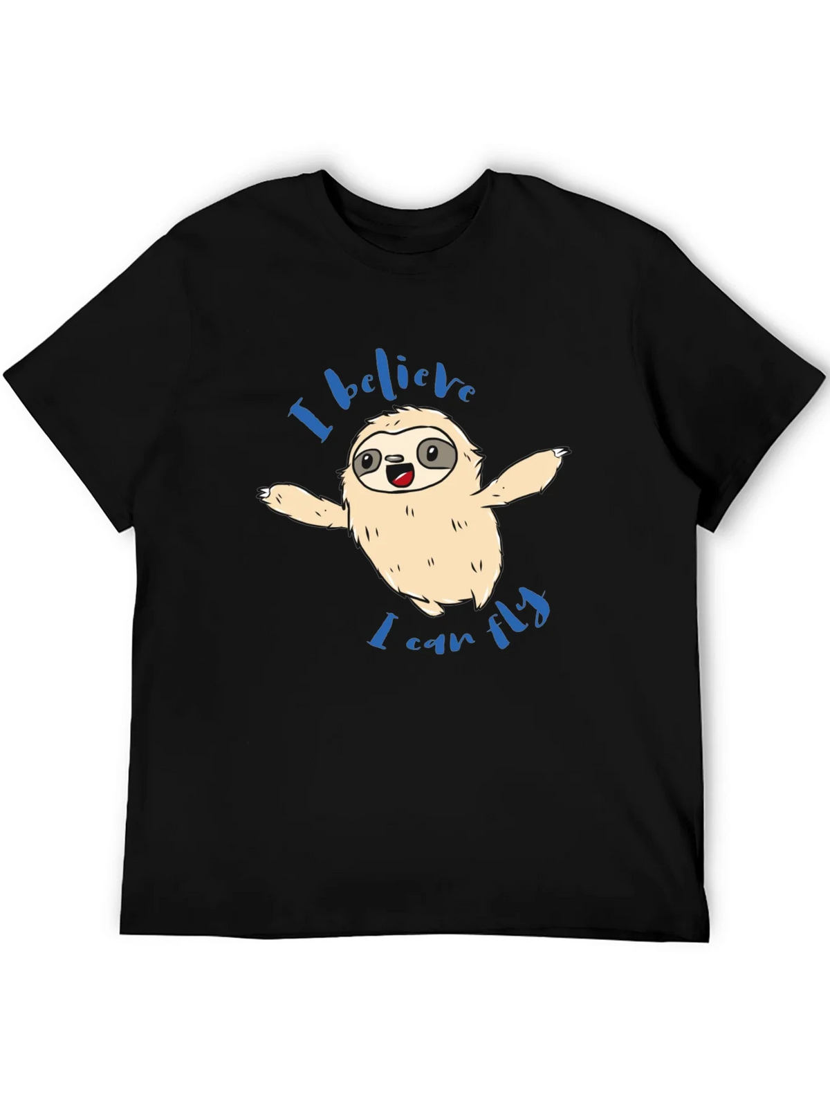 Sloth I Believe I Can Fly Graphic T-Shirt product image 1