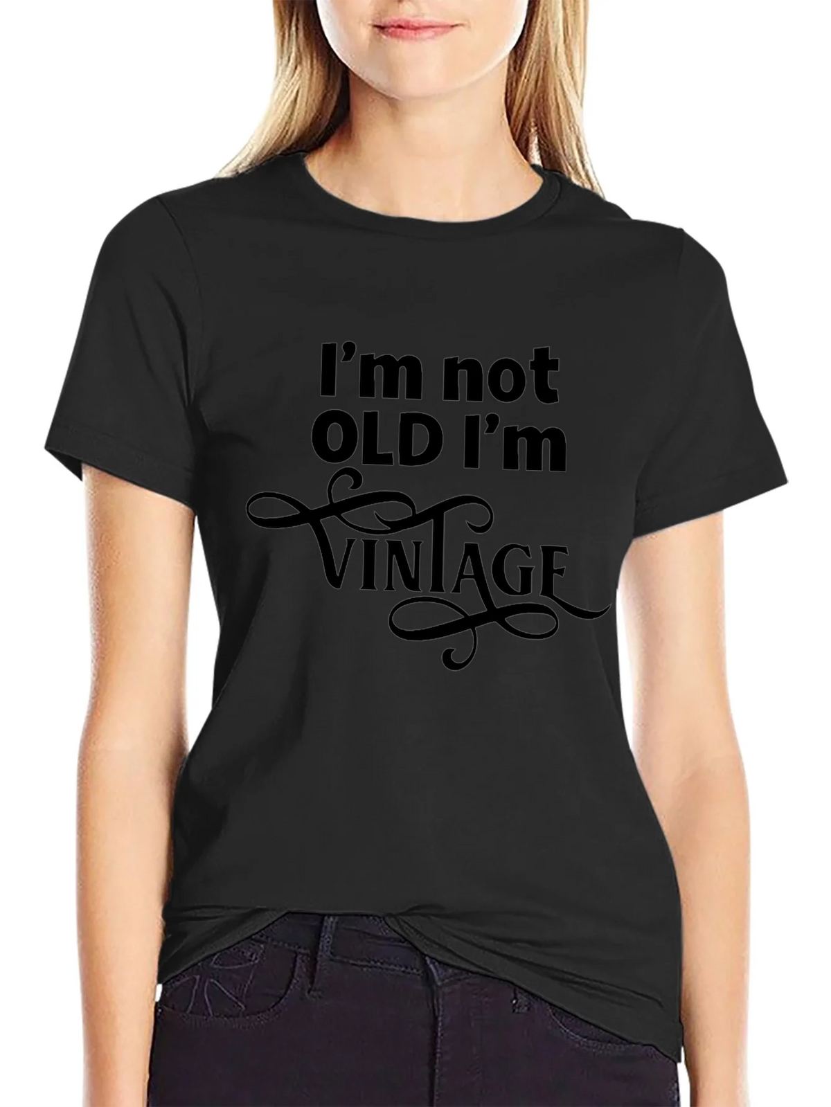 Vintage Humor Graphic T-Shirt - Not Old Im product image 2