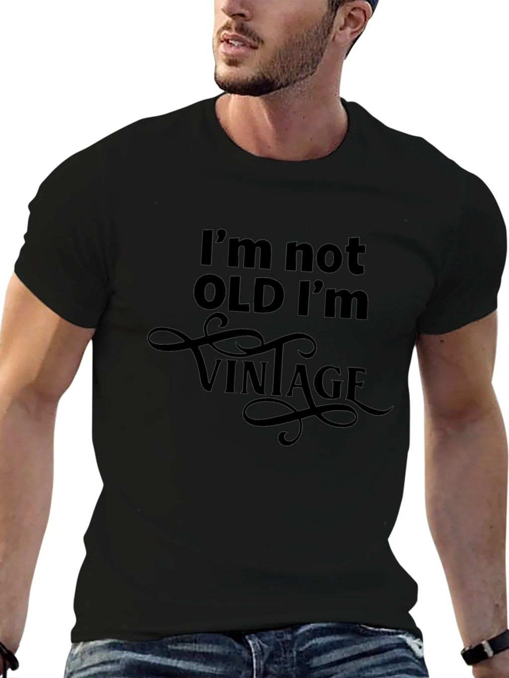 Vintage Humor Graphic T-Shirt - Not Old Im product image 6