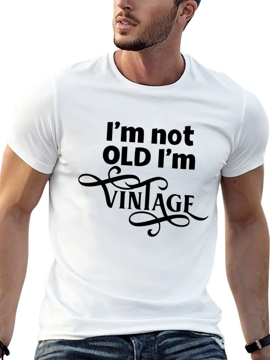 Vintage Humor Graphic T-Shirt - Not Old Im product image 12
