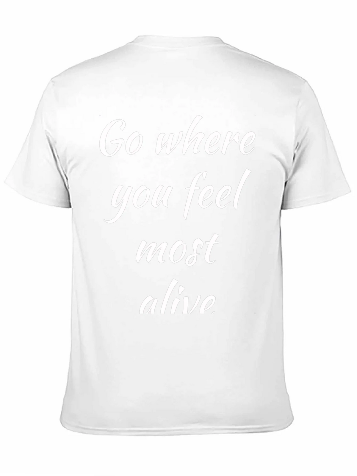 Go Where You Feel Most Alive Black T-Shirt product image 10