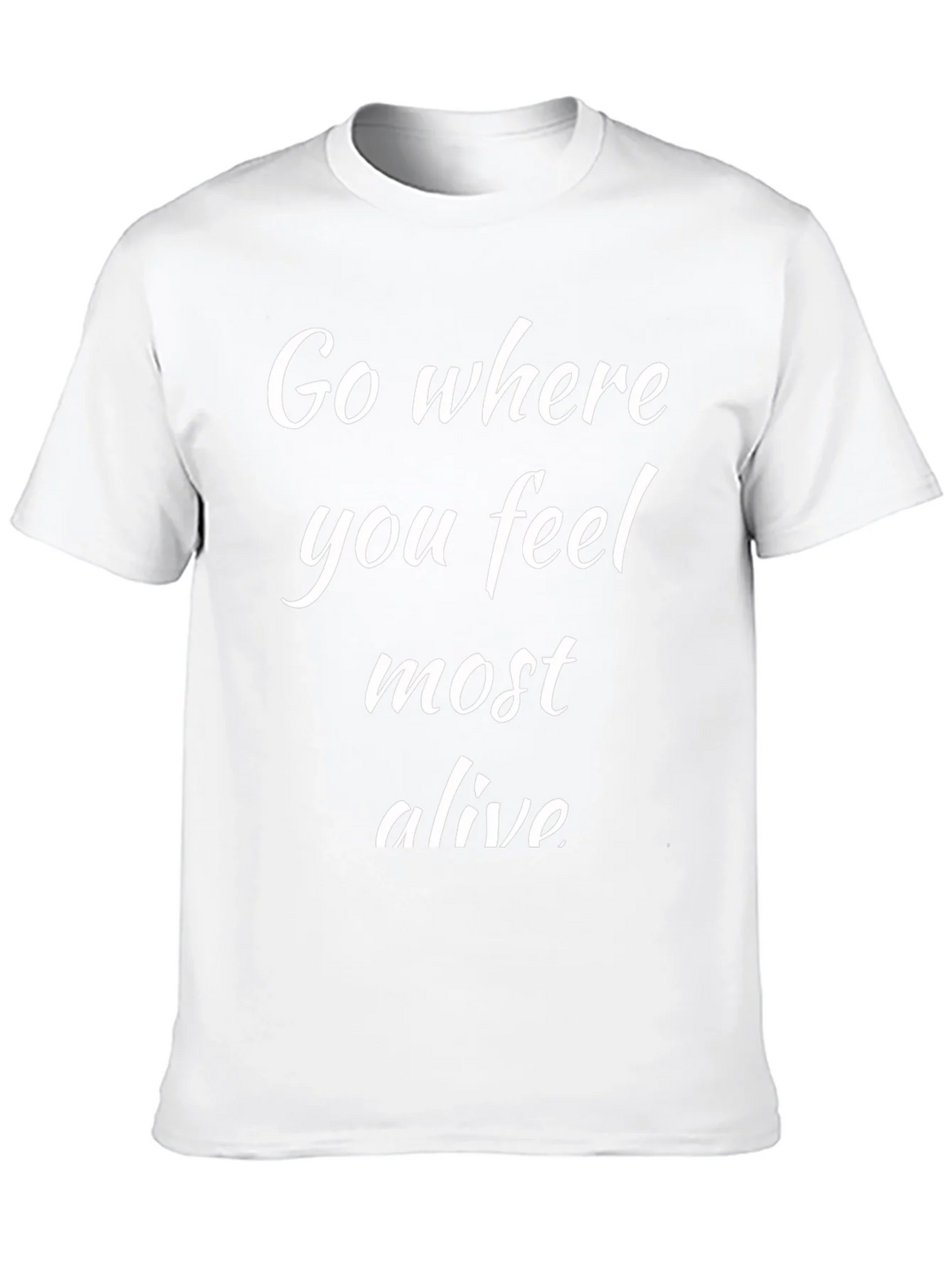 Go Where You Feel Most Alive Black T-Shirt product image 9