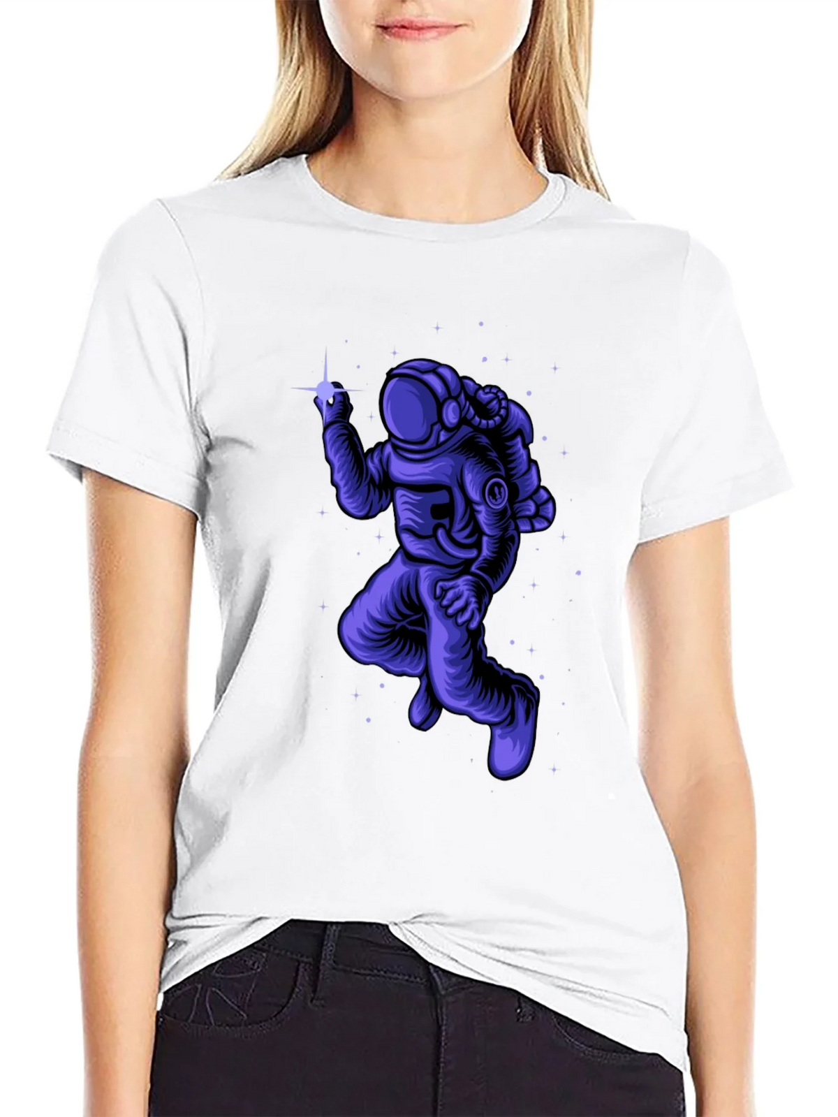 Astronaut in Space Graphic T-Shirt product image 8