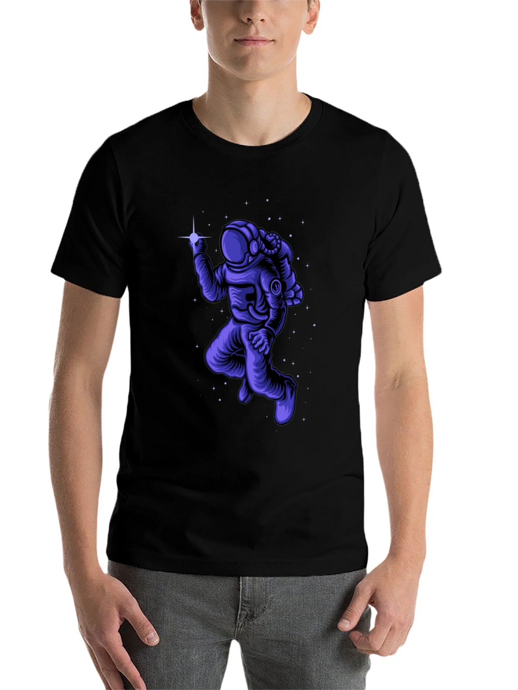 Astronaut in Space Graphic T-Shirt product image 4