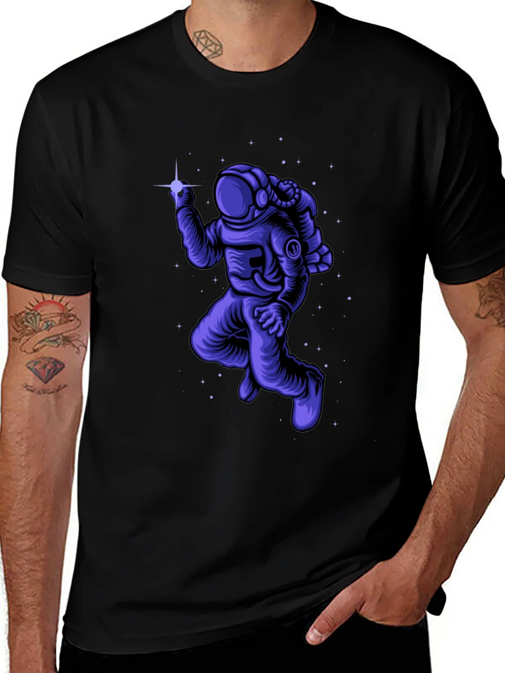 Astronaut in Space Graphic T-Shirt product image 1