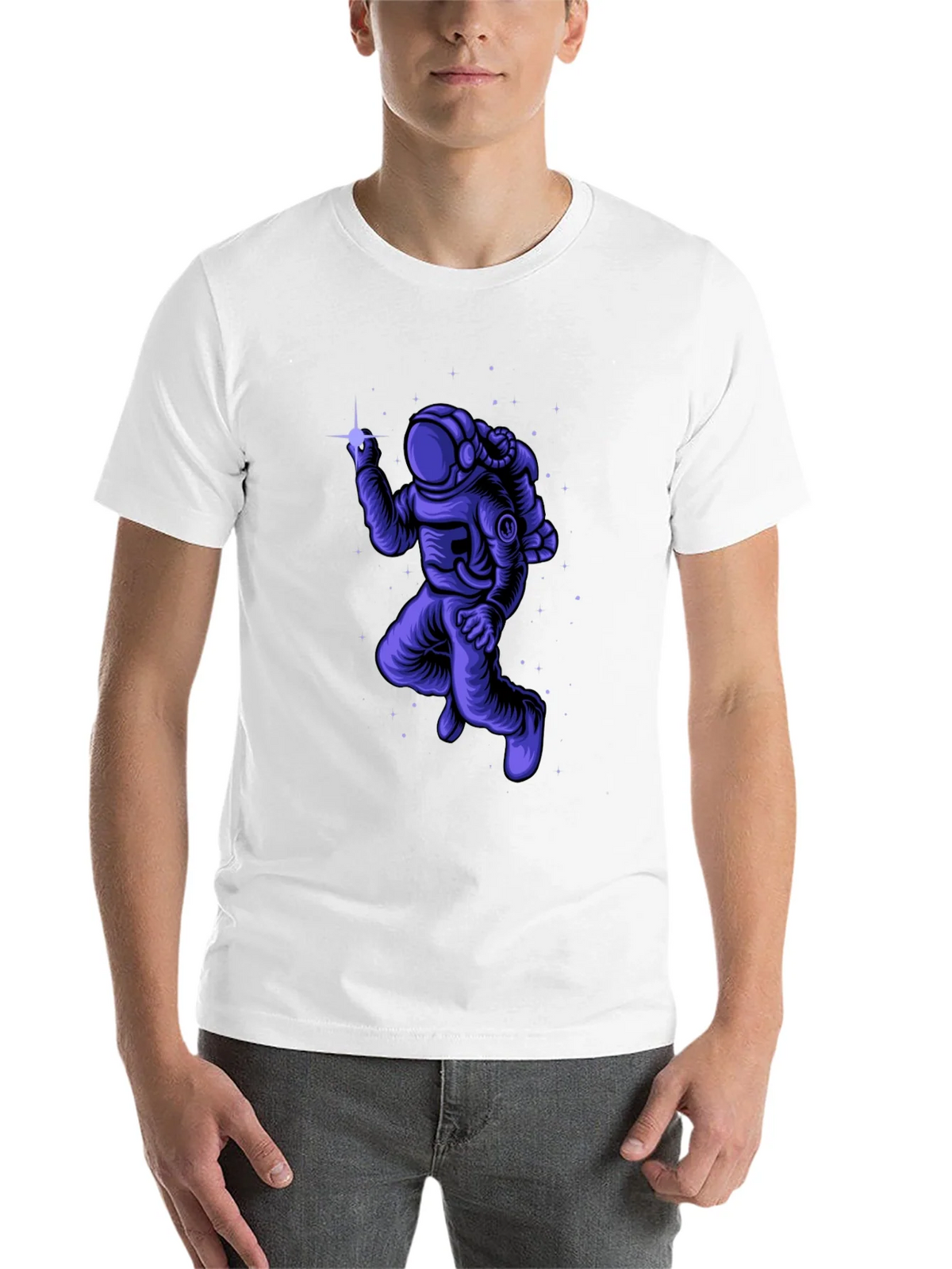 Astronaut in Space Graphic T-Shirt product image 10