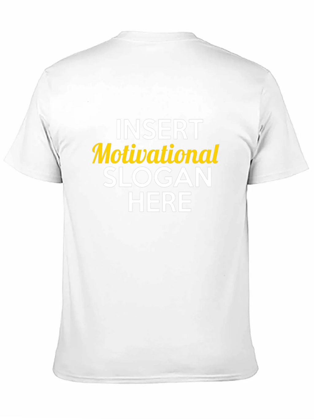 Motivational Slogan Graphic Tee - Black Cotton product image 3