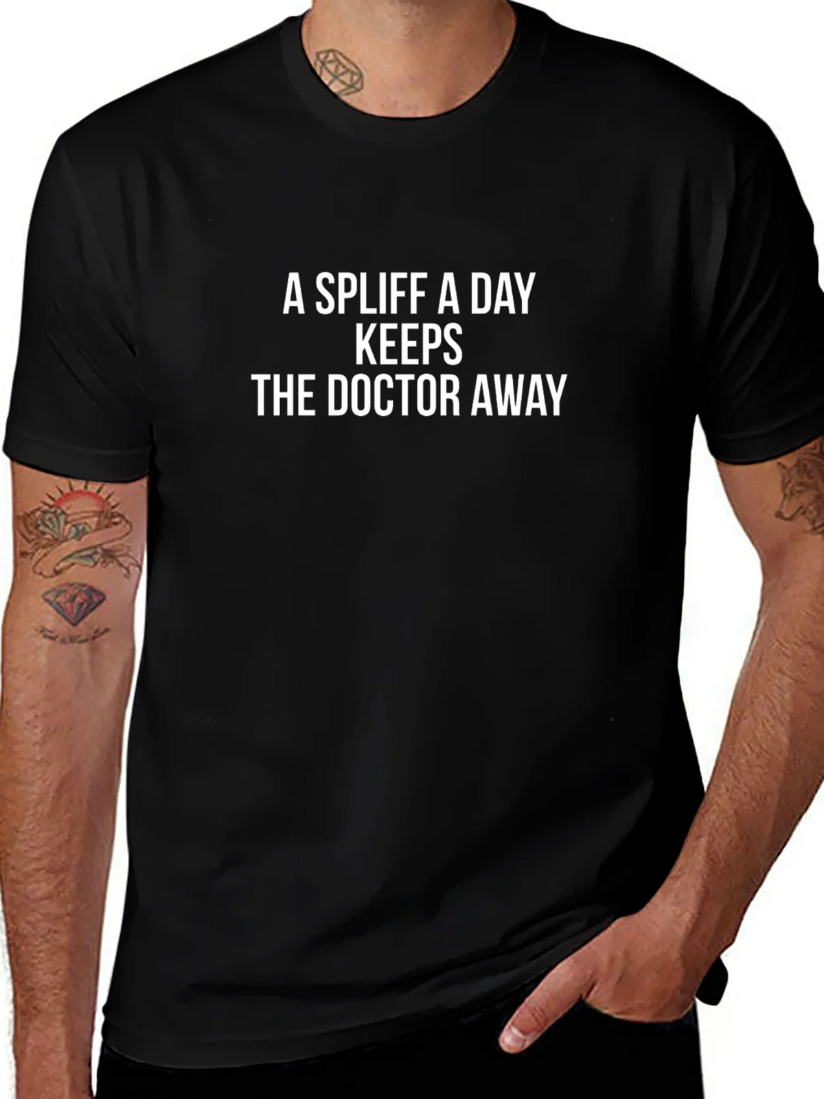 A Spliff a Day Keeps the Doctor Away T-Shirt product image 1