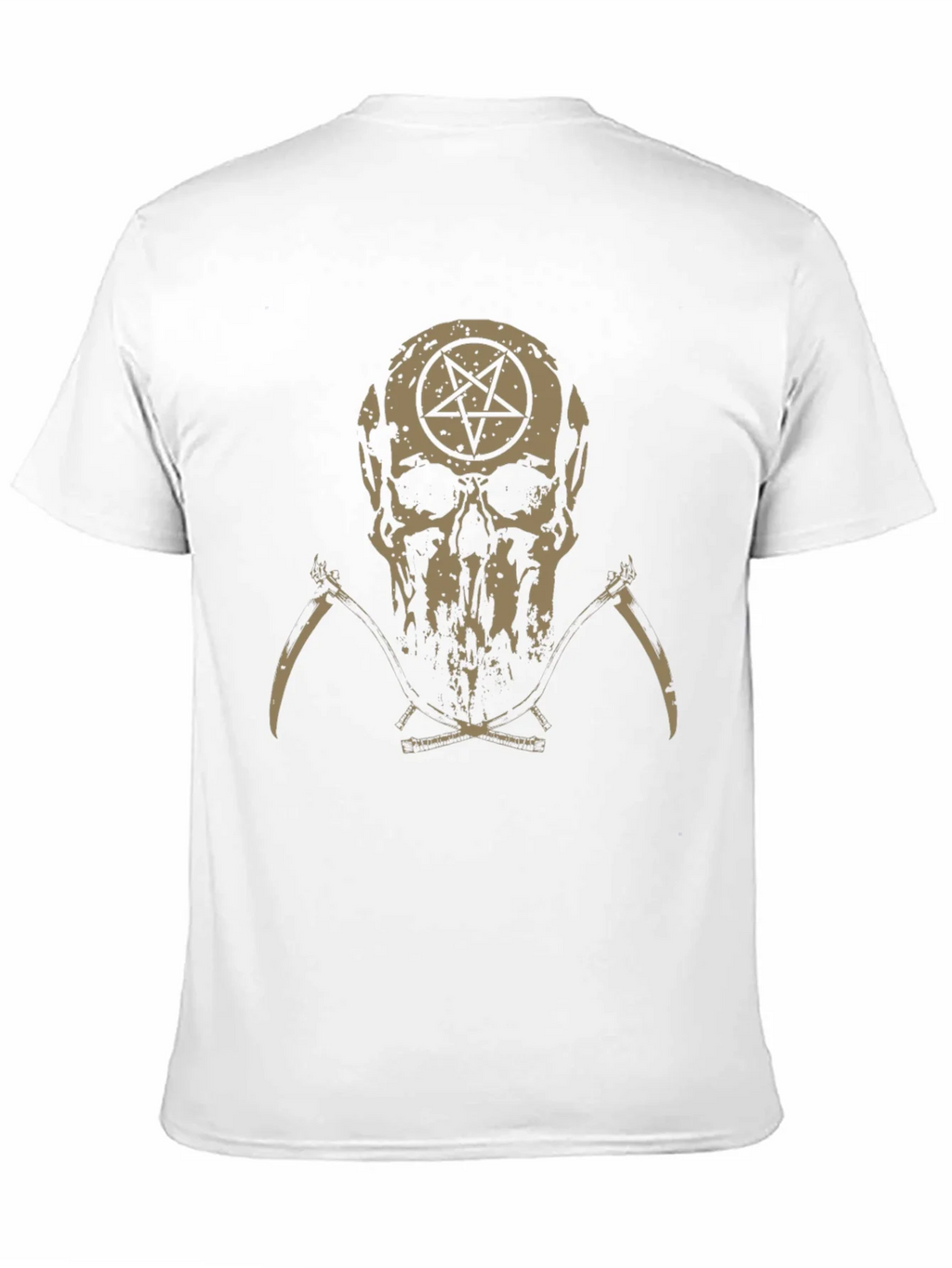 Skull & Pentagram Graphic Tee - Dark Humor Fashion product image 10