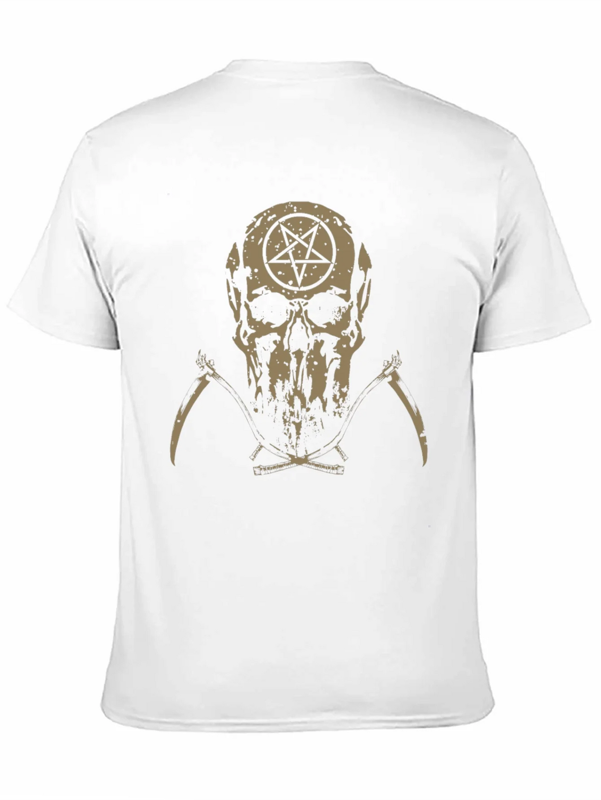 Skull & Pentagram Graphic Tee - Dark Humor Fashion product image 10