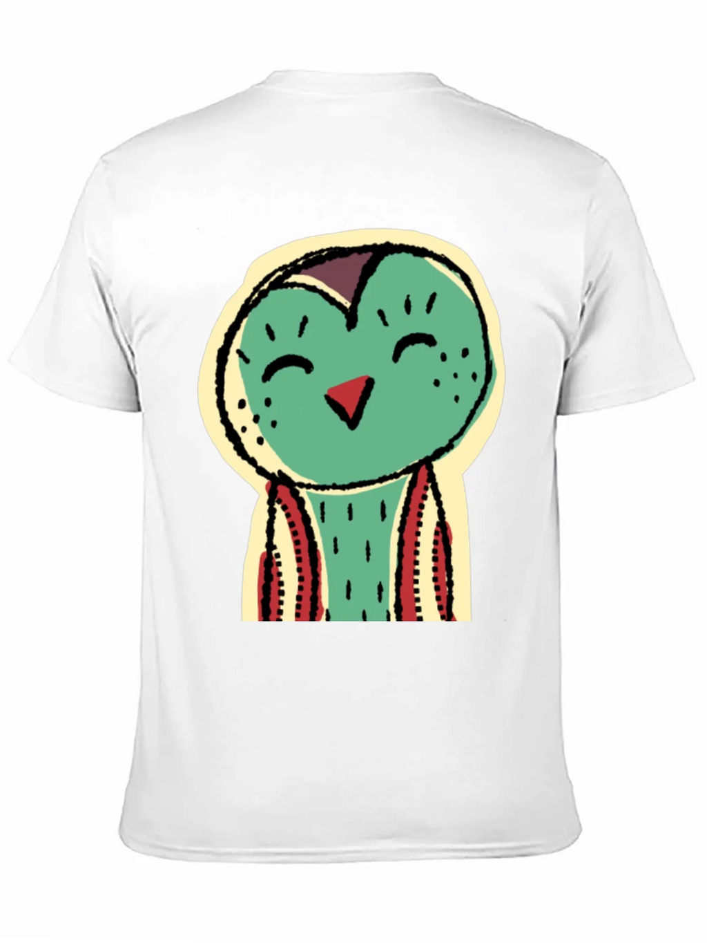 Funky Bird Graphic Tee - Black Cotton product image 5