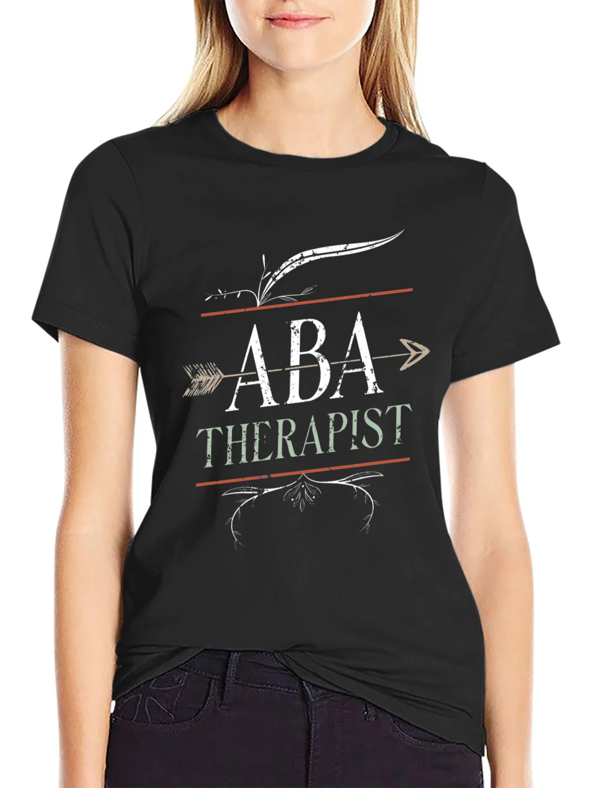 ABA Therapist Arrow T-Shirt - Unisex Cotton Tee product image 2